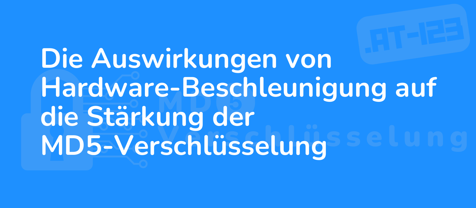 digital background with circuit patterns and lock symbol representing the impact of hardware acceleration on strengthening md5 encryption