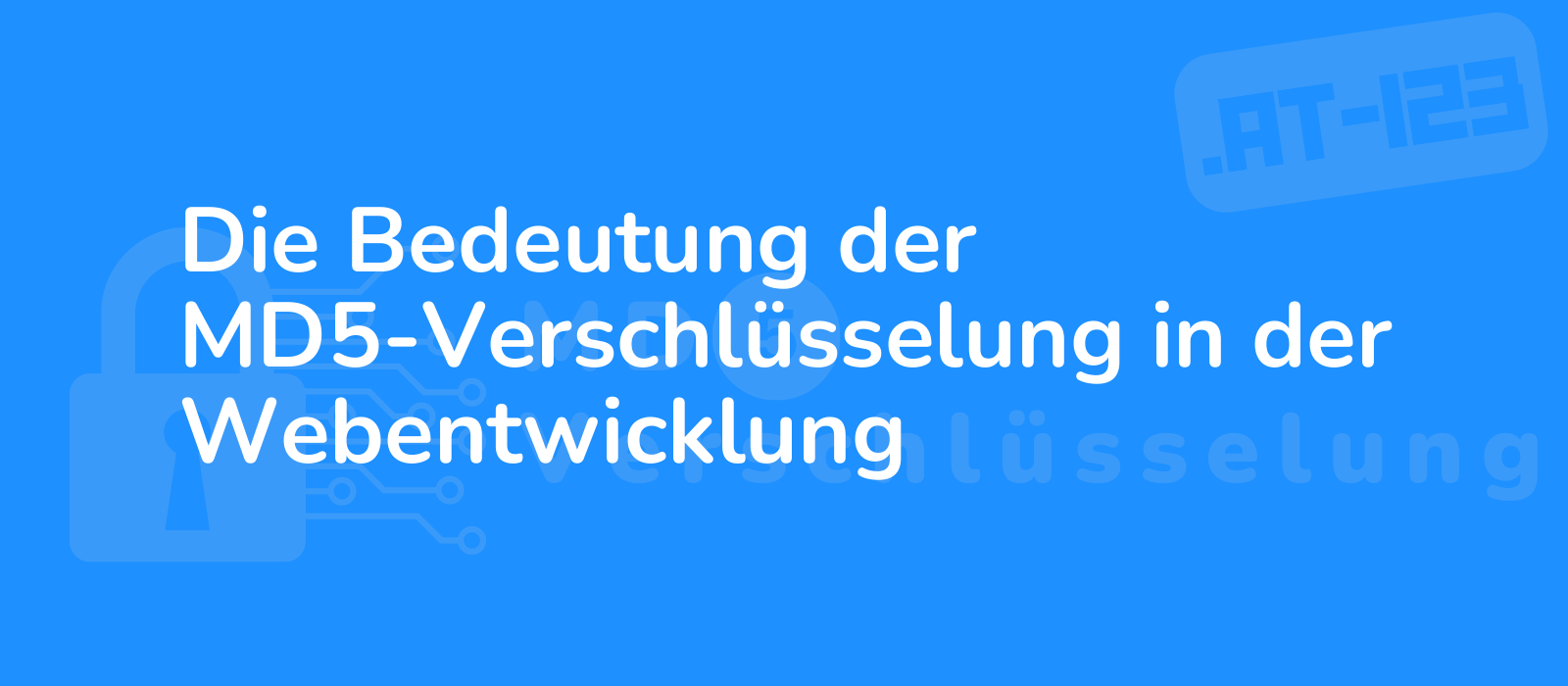 md5 encryption symbolizes web development security with a digital lock and key representing technology and protection