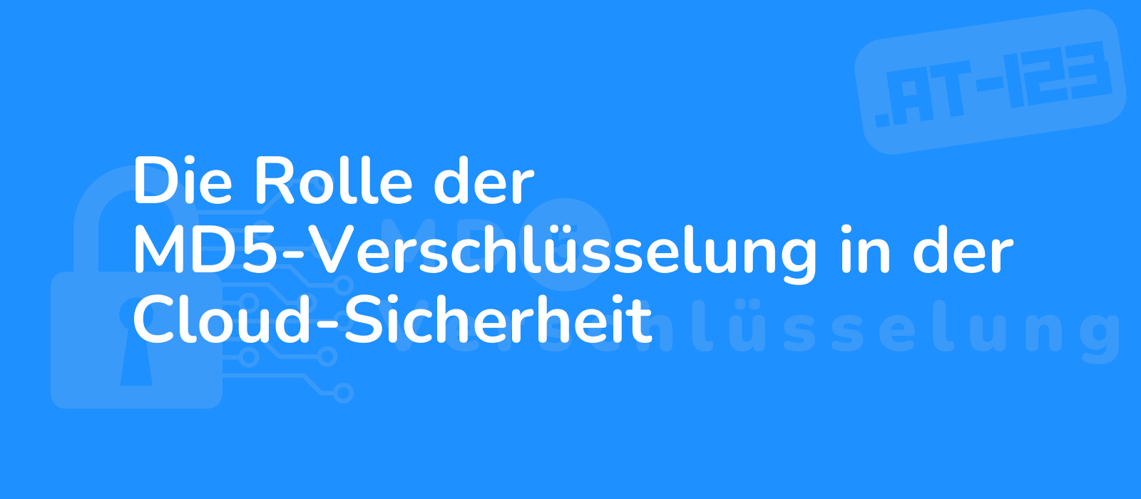 abstract representation of cloud security with md5 encryption showcasing digital locks and data protection in shades of blue and white